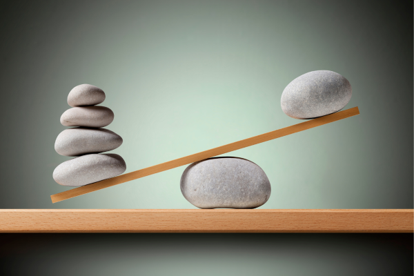 nein-sagen-lernen-balanceakt Nein zu sagen ist ein Balanceakt weil man teilweise ja sagen möchte.