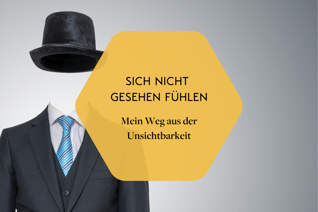 Eine unsichtbare Person soll verdeutlichen, dass man sich nicht gesehen fühlt.